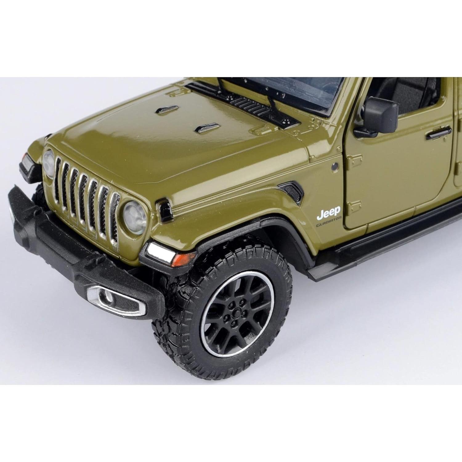 Coche Diecast Motormax Gladiador Overland 1:24 Verde Mate