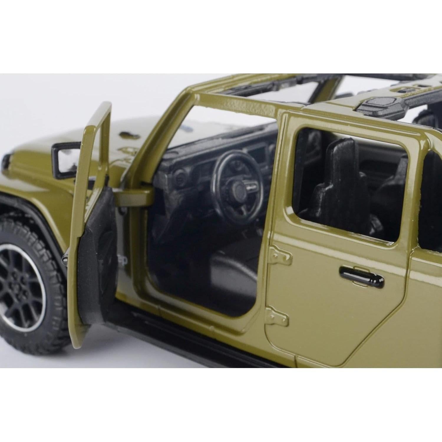 Coche Diecast Motormax Gladiador Overland 1:24 Verde Mate