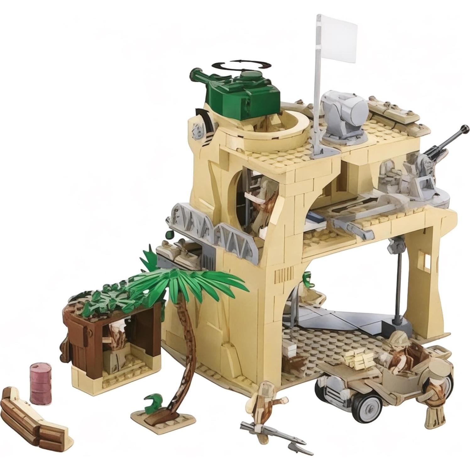 Conjunto de Construcción Militar General Jim Iwo Jima - 1,124 Piezas