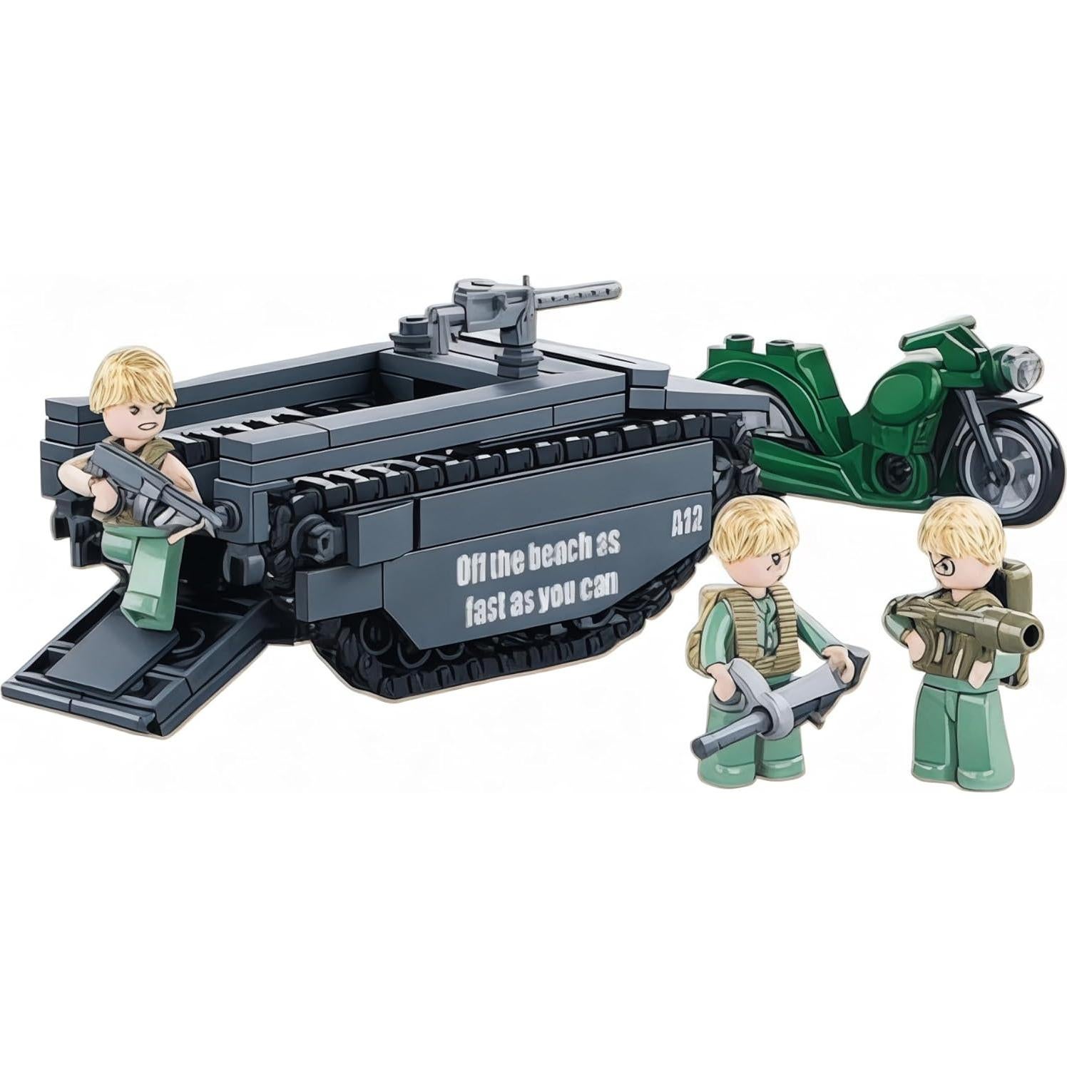 Conjunto de Construcción Militar General Jim Iwo Jima - 1,124 Piezas