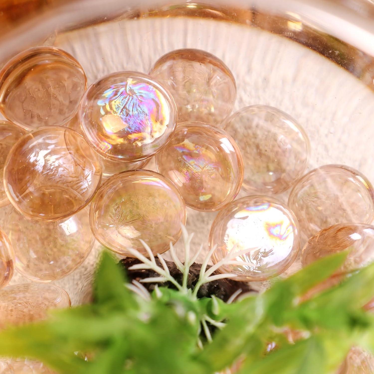 Canicas de Vidrio Planas FUTUREPLUSX 2.25kg Coral Rosado