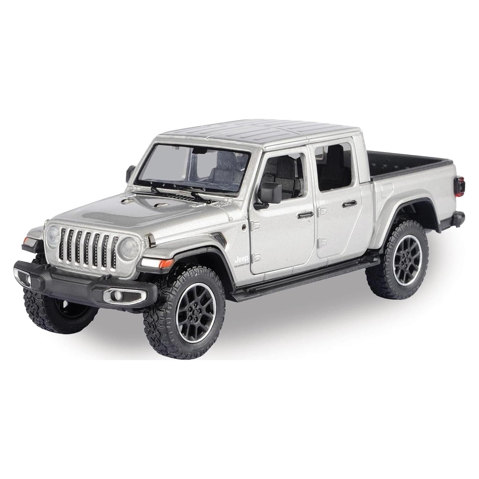 Camioneta Diecast Motormax Gladiador Overland 1:27 Plateada