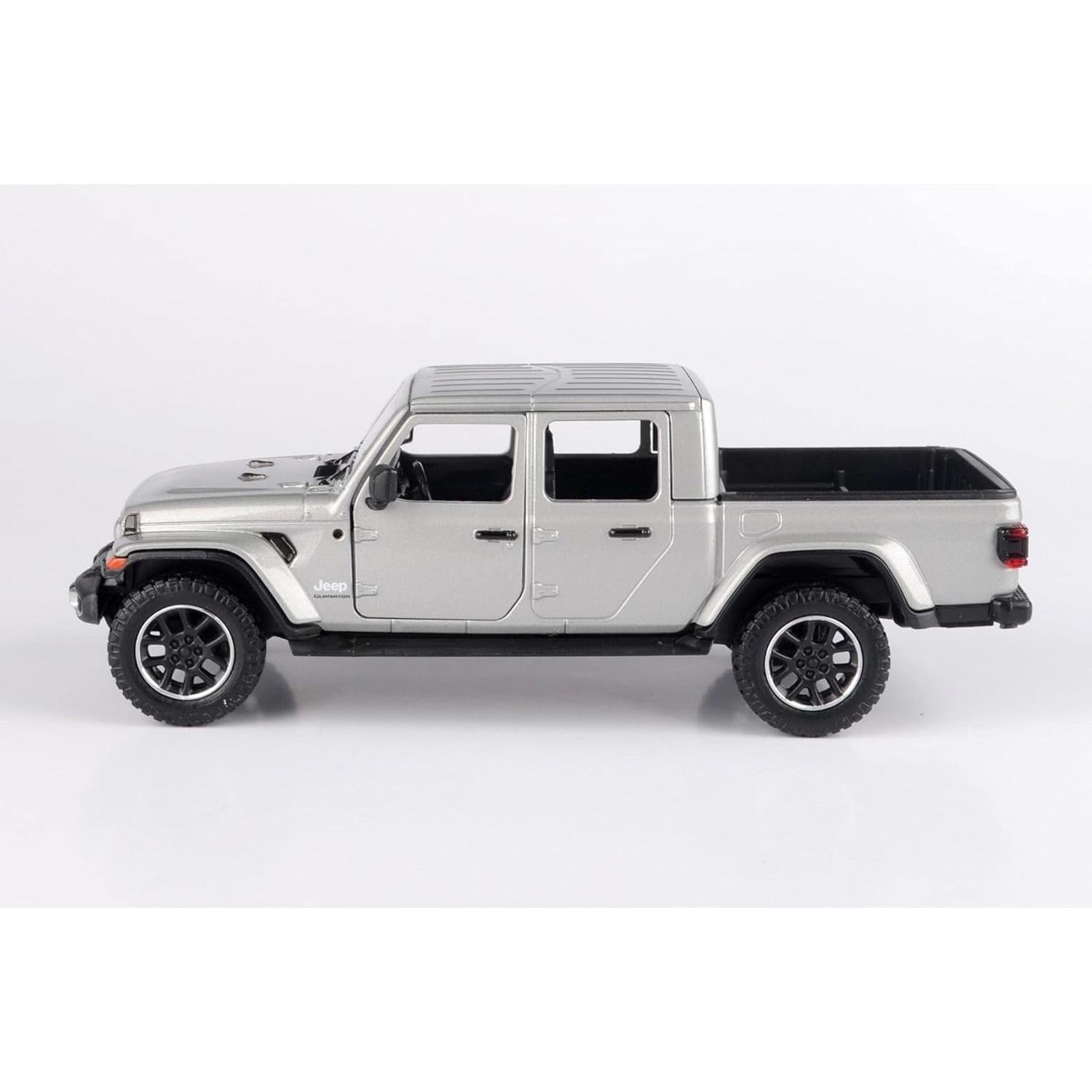 Camioneta Diecast Motormax Gladiador Overland 1:27 Plateada