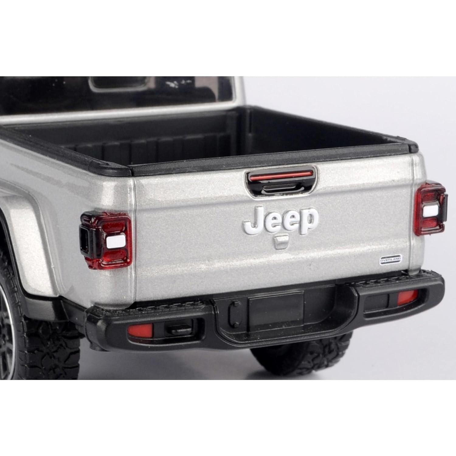 Camioneta Diecast Motormax Gladiador Overland 1:27 Plateada