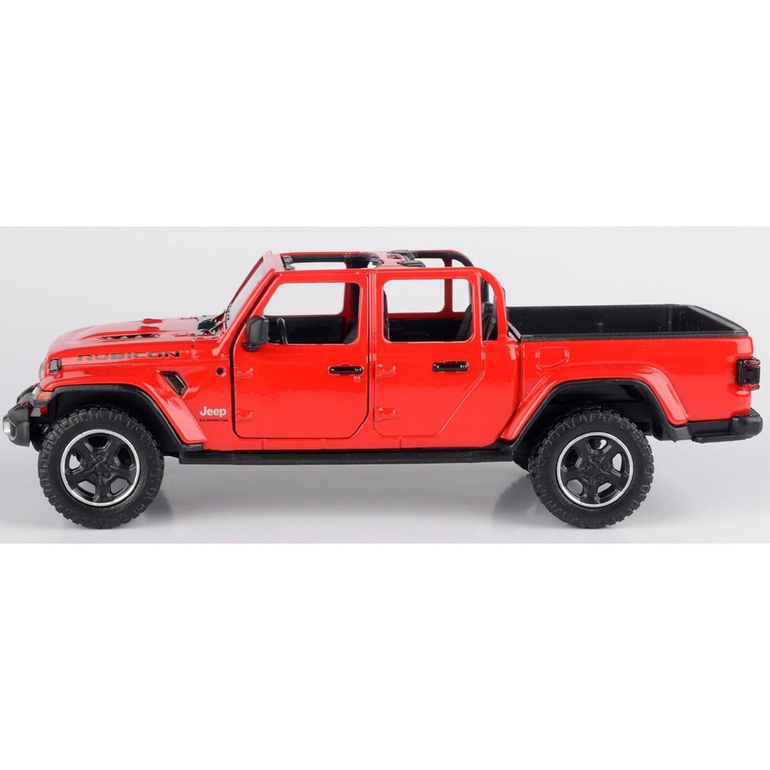 Coche Diecast Motormax Gladiador Rubicon 1:24 Techo Abierto