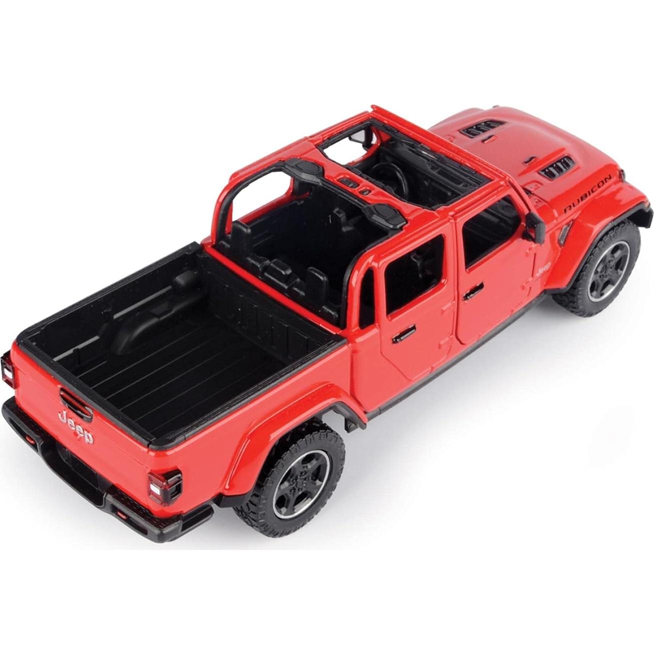 Coche Diecast Motormax Gladiador Rubicon 1:24 Techo Abierto