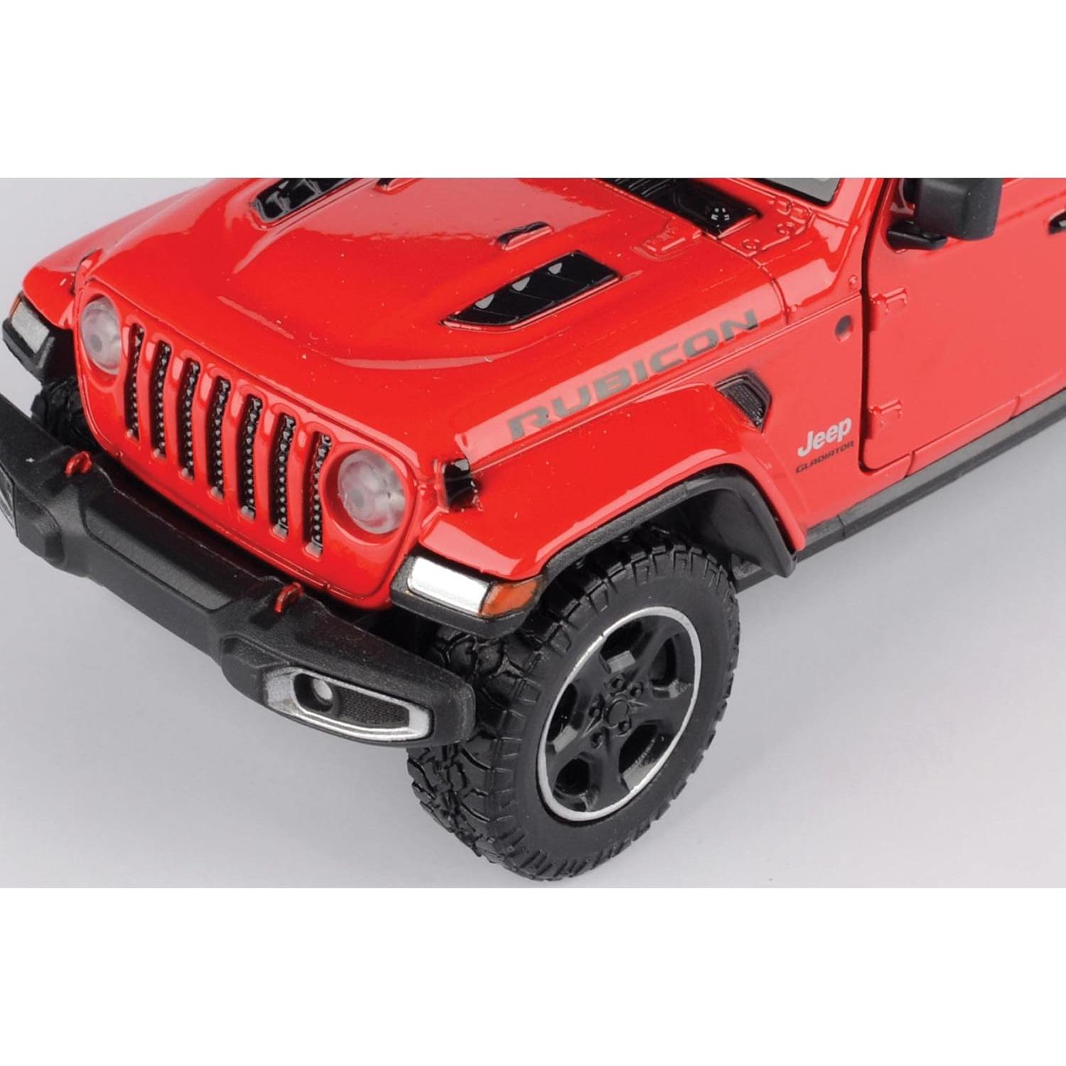 Coche Diecast Motormax Gladiador Rubicon 1:24 Techo Abierto