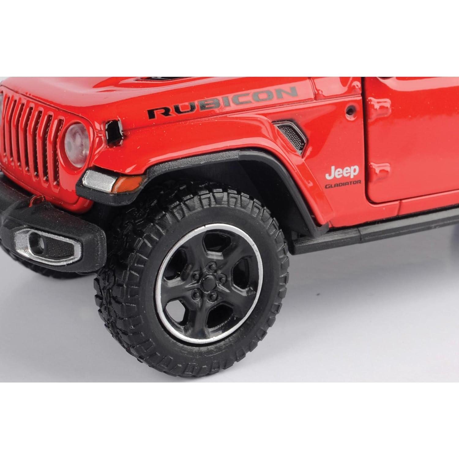 Coche Diecast Motormax Gladiador Rubicon 1:24 Techo Abierto