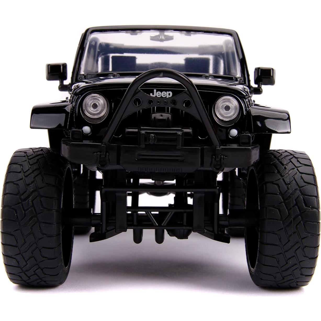 Jada Toys Jeep Wrangler 2007 Negro/Rosa Camo 1:24 Die-cast