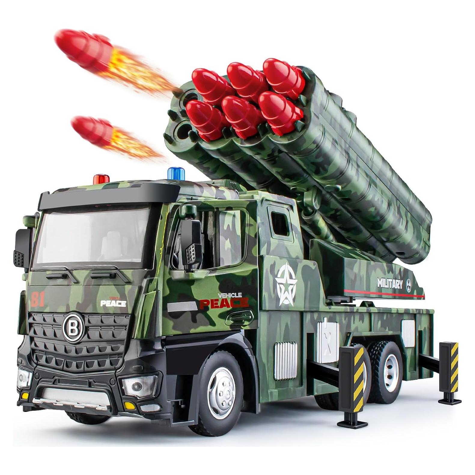 Camión Militar HAPYAD con Lanzador de Misiles y Sonidos