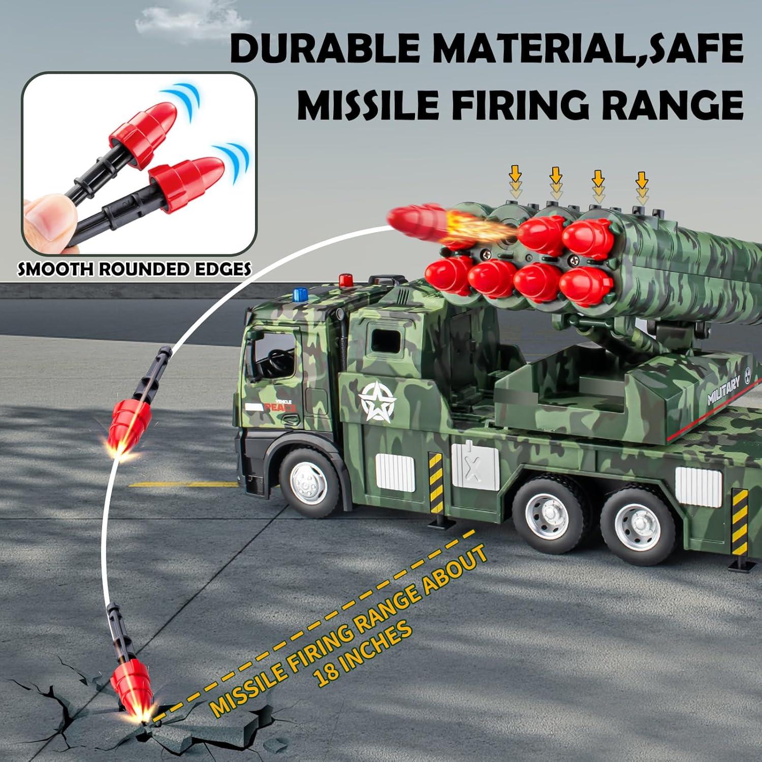 Camión Militar HAPYAD con Lanzador de Misiles y Sonidos