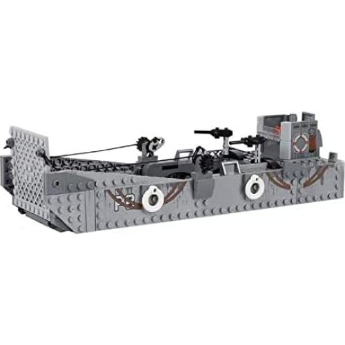 Juego de Bloques de Construcción Barco Higgins WWII General Jim - 325 Piezas