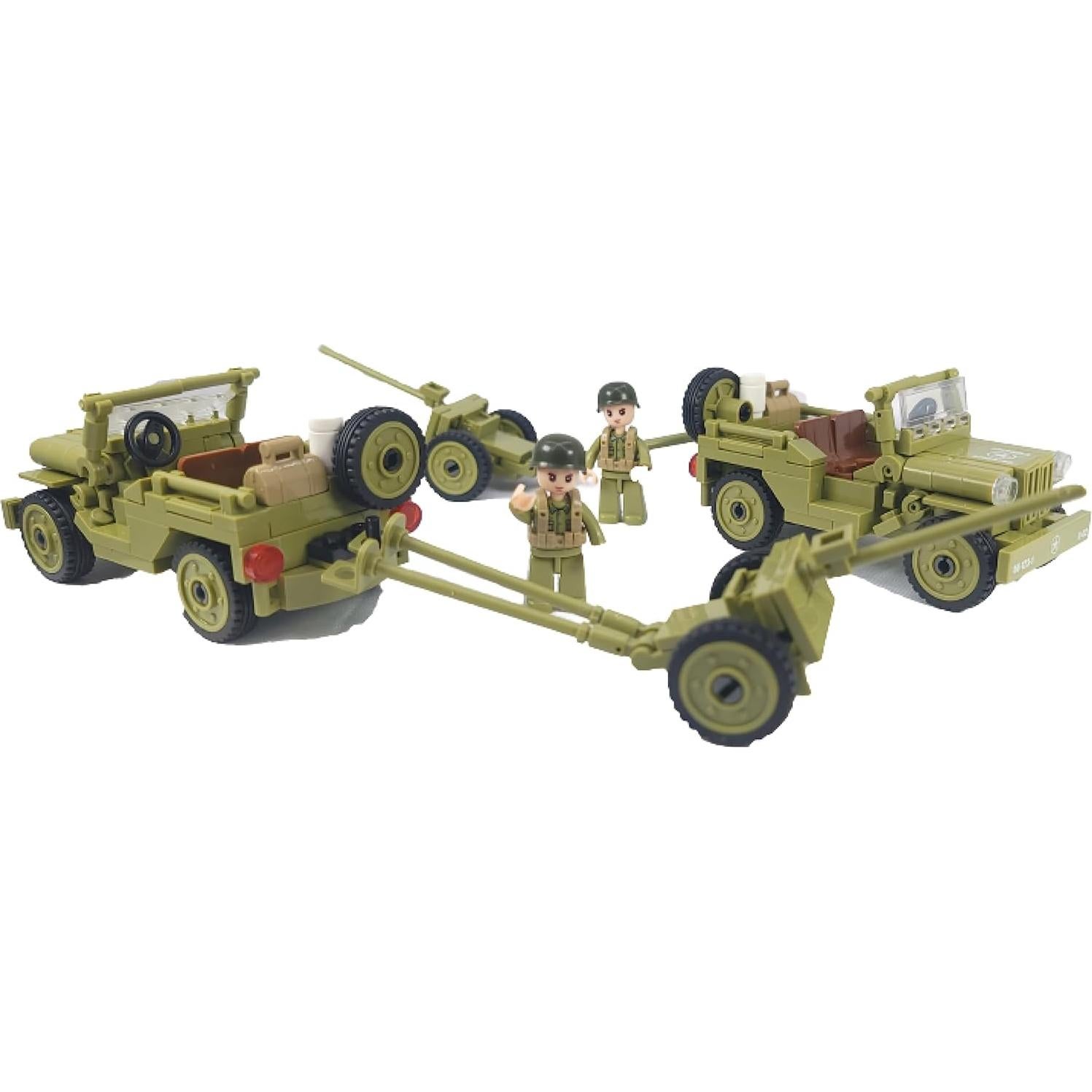 Conjunto de Construcción Militar 4x4 General Jim - Segunda Guerra Mundial