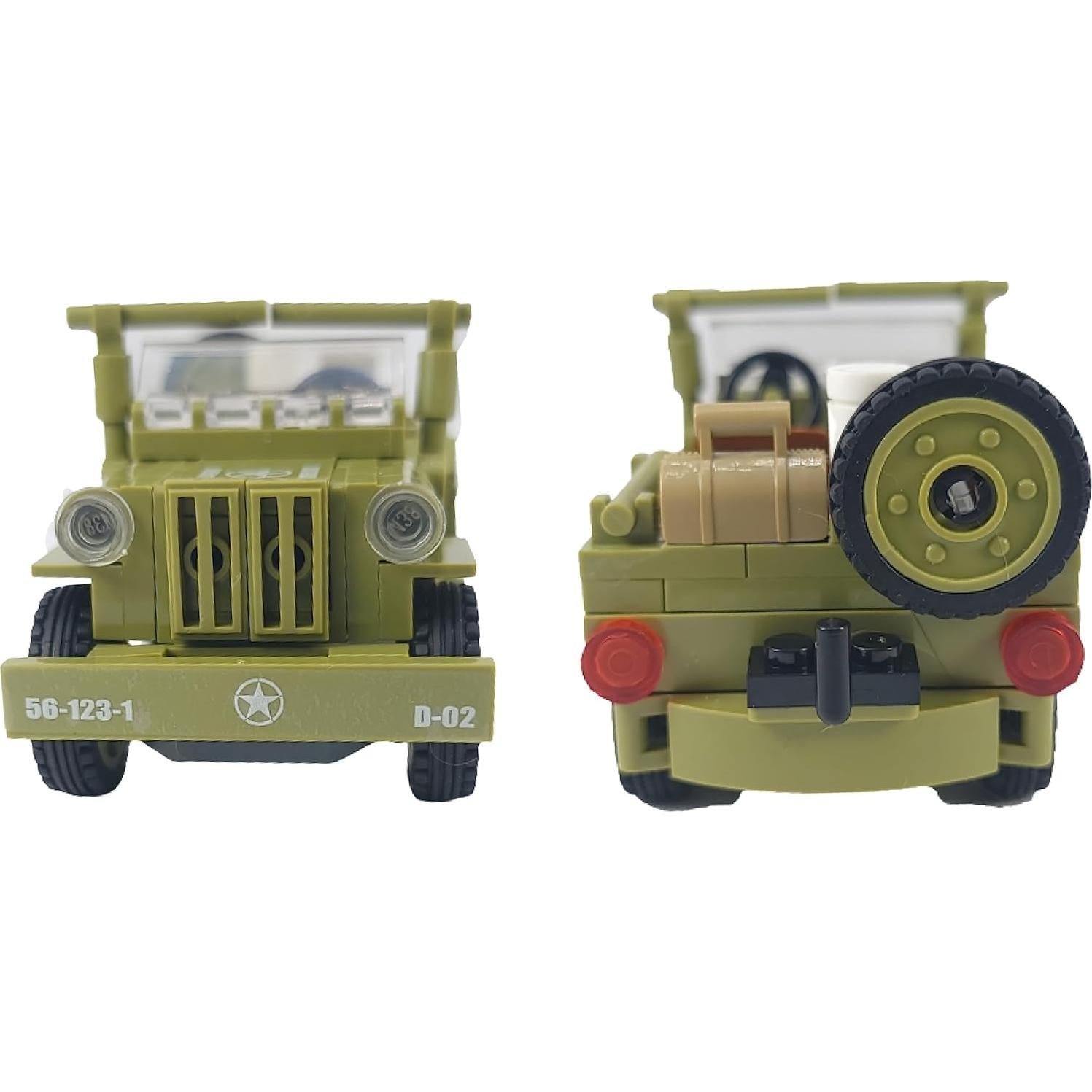 Conjunto de Construcción Militar 4x4 General Jim - Segunda Guerra Mundial