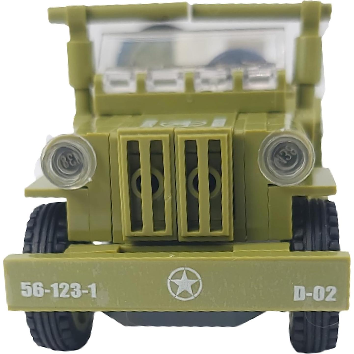 Conjunto de Construcción Militar 4x4 General Jim - Segunda Guerra Mundial