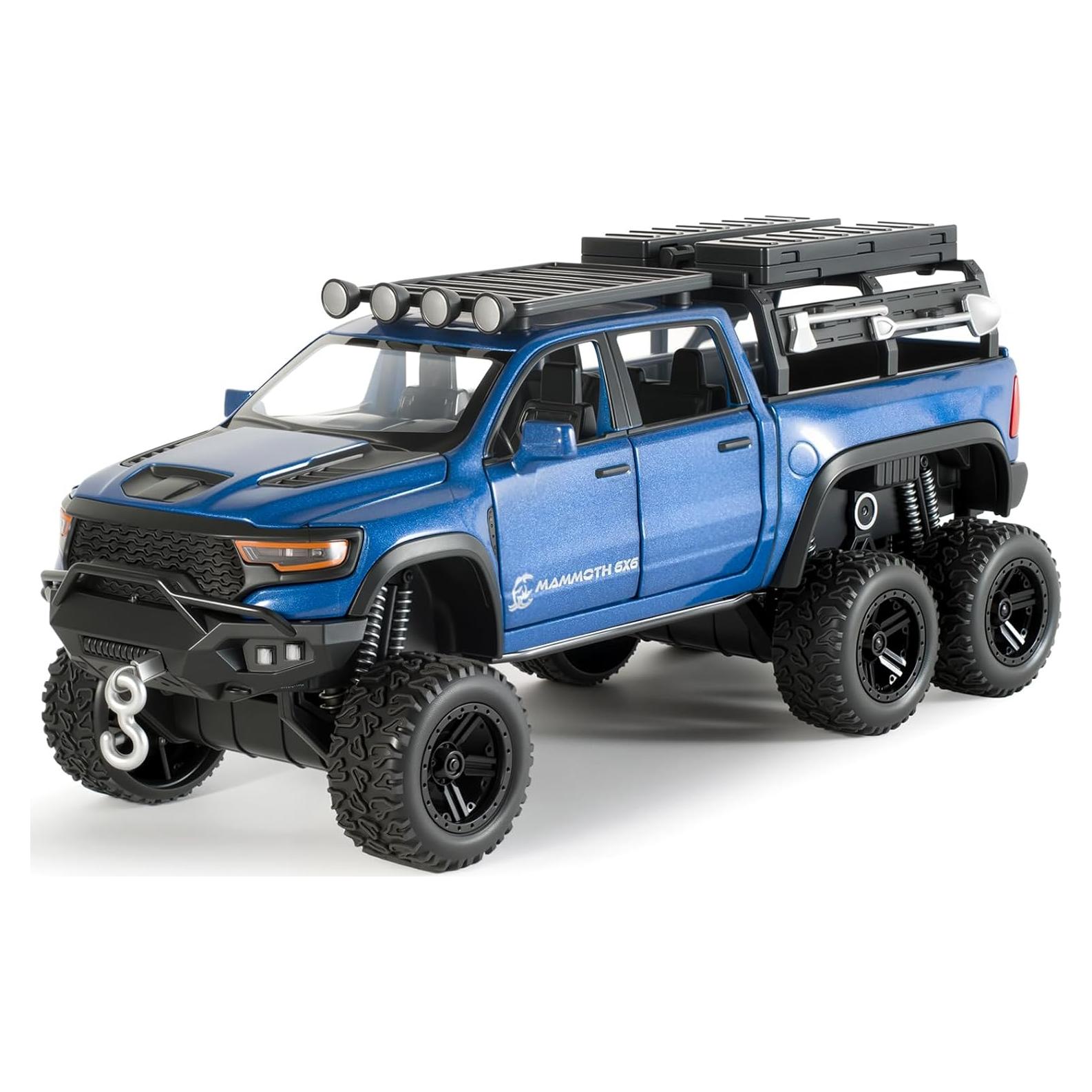 Camión de Juguete FRJV Mammoth Azul 19x7.2x7.7cm con Sonido