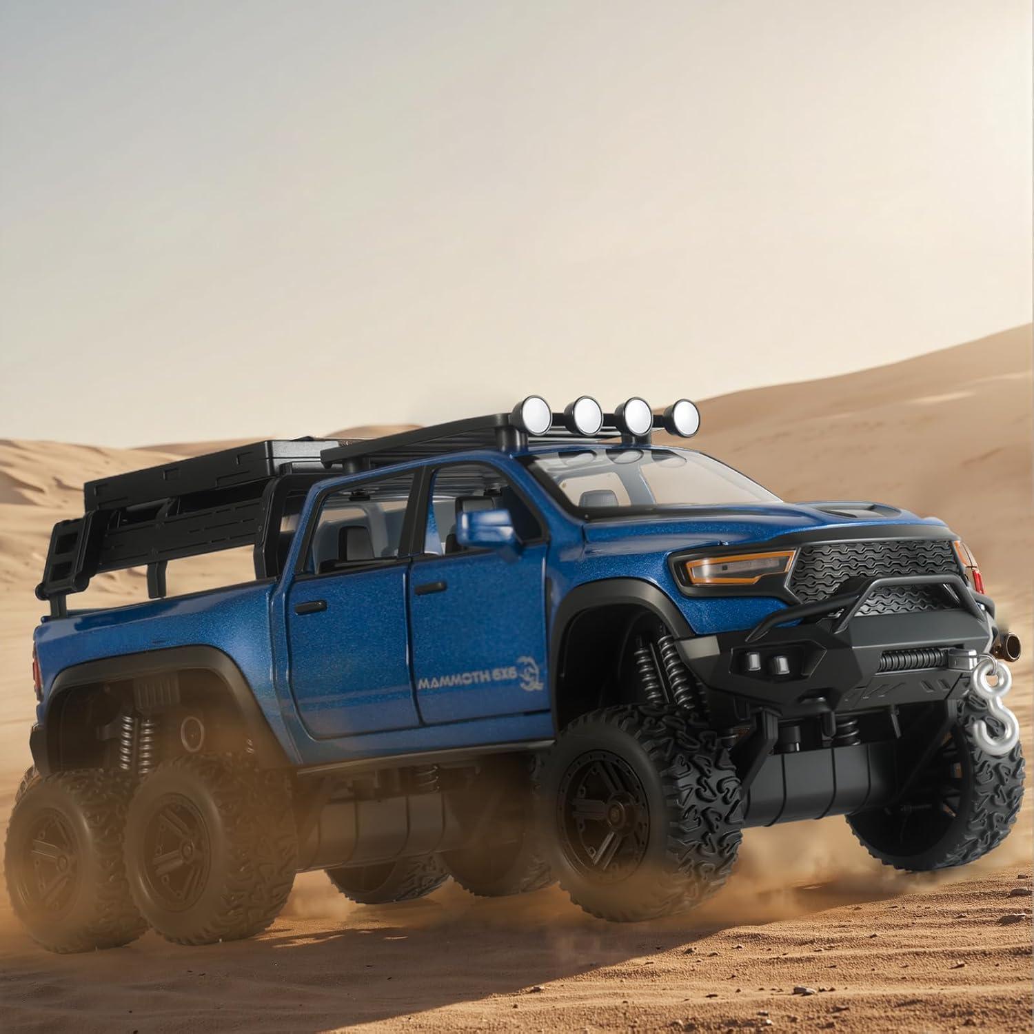 Camión de Juguete FRJV Mammoth Azul 19x7.2x7.7cm con Sonido