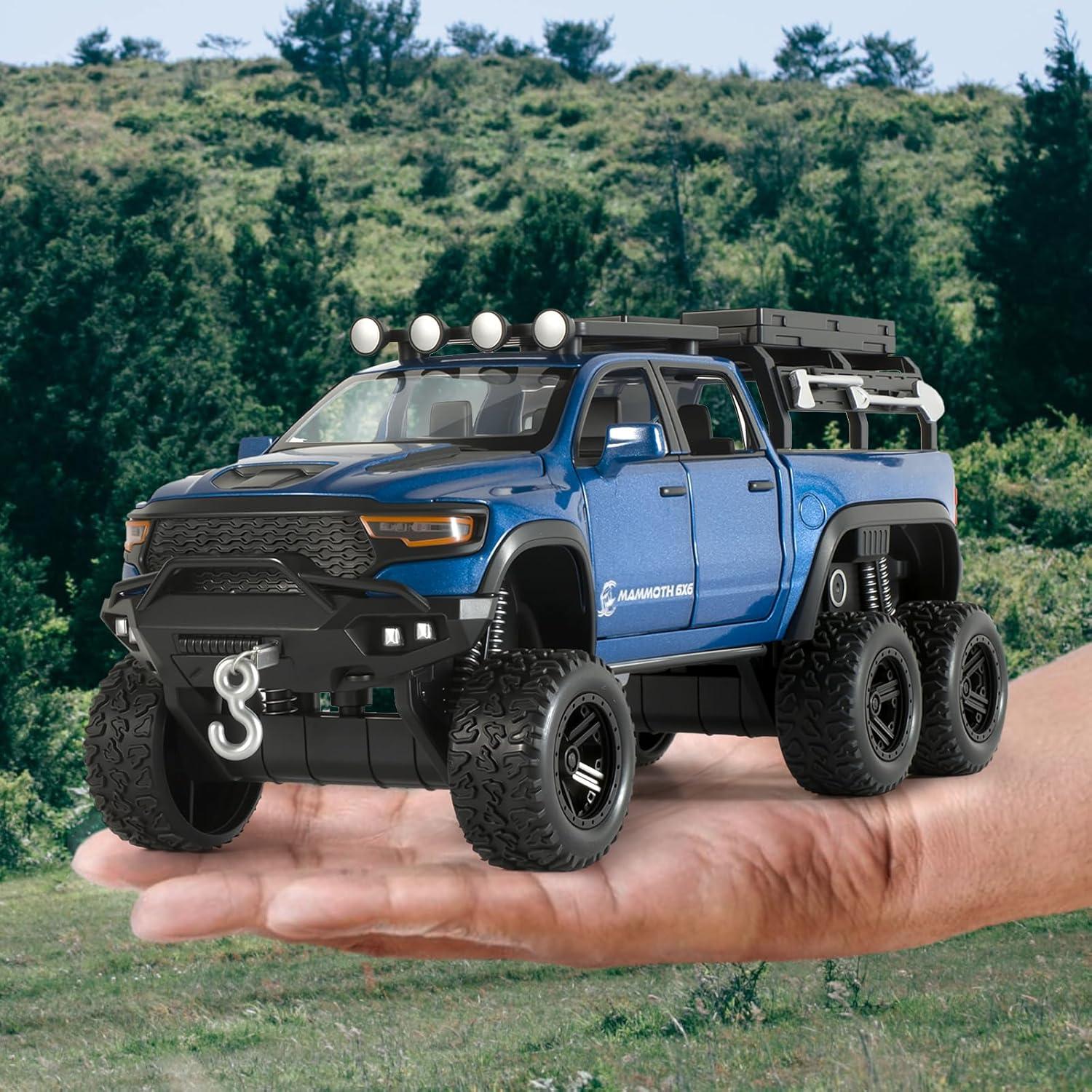 Camión de Juguete FRJV Mammoth Azul 19x7.2x7.7cm con Sonido