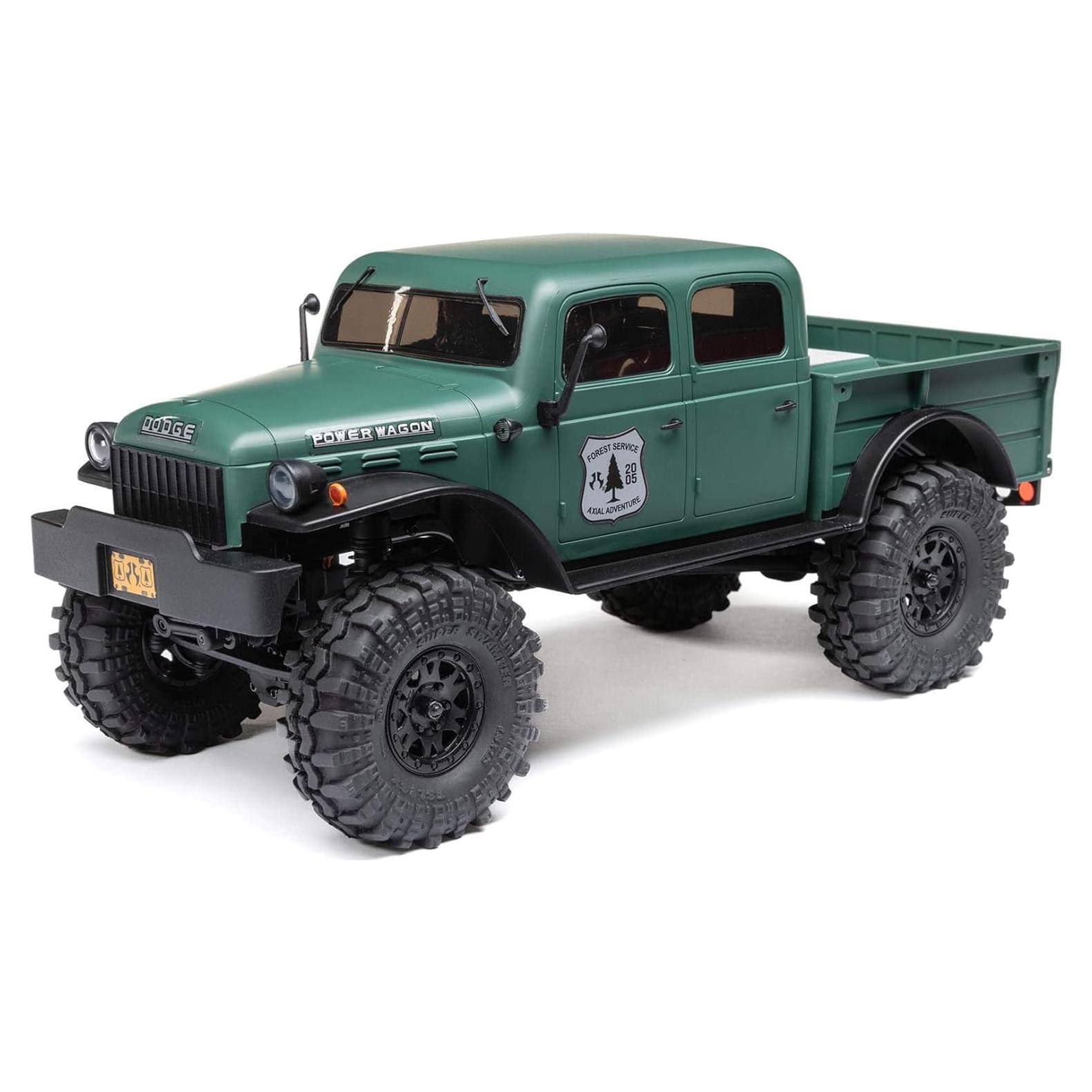 Camión RC Axial SCX24 Dodge Power Wagon 1/24 Verde 4x4 RTR
