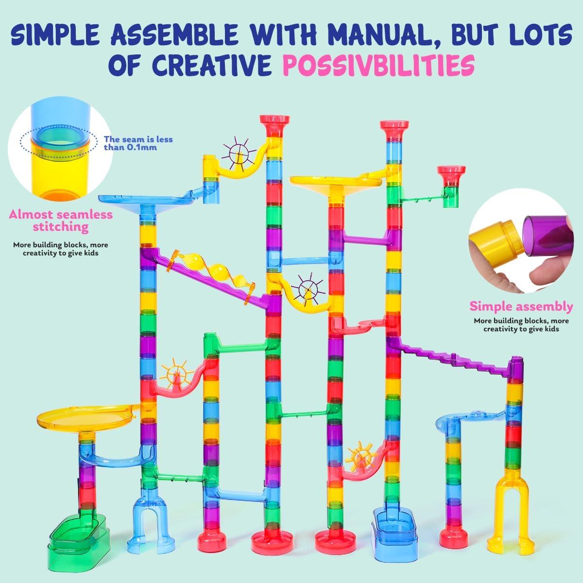 Juego de Laberinto de Canicas Meland 208 Piezas STEM