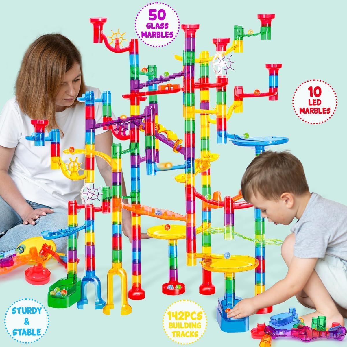 Juego de Laberinto de Canicas Meland 208 Piezas STEM