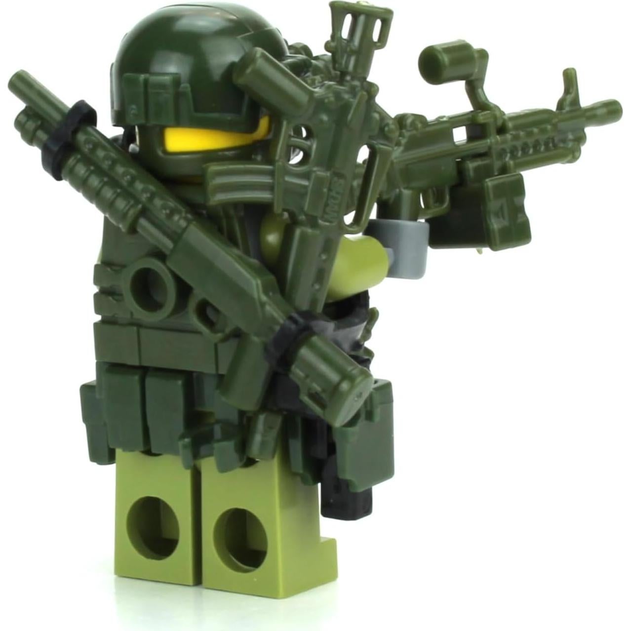Figura de Acción Militar Personalizada Battle Brick 4.4cm
