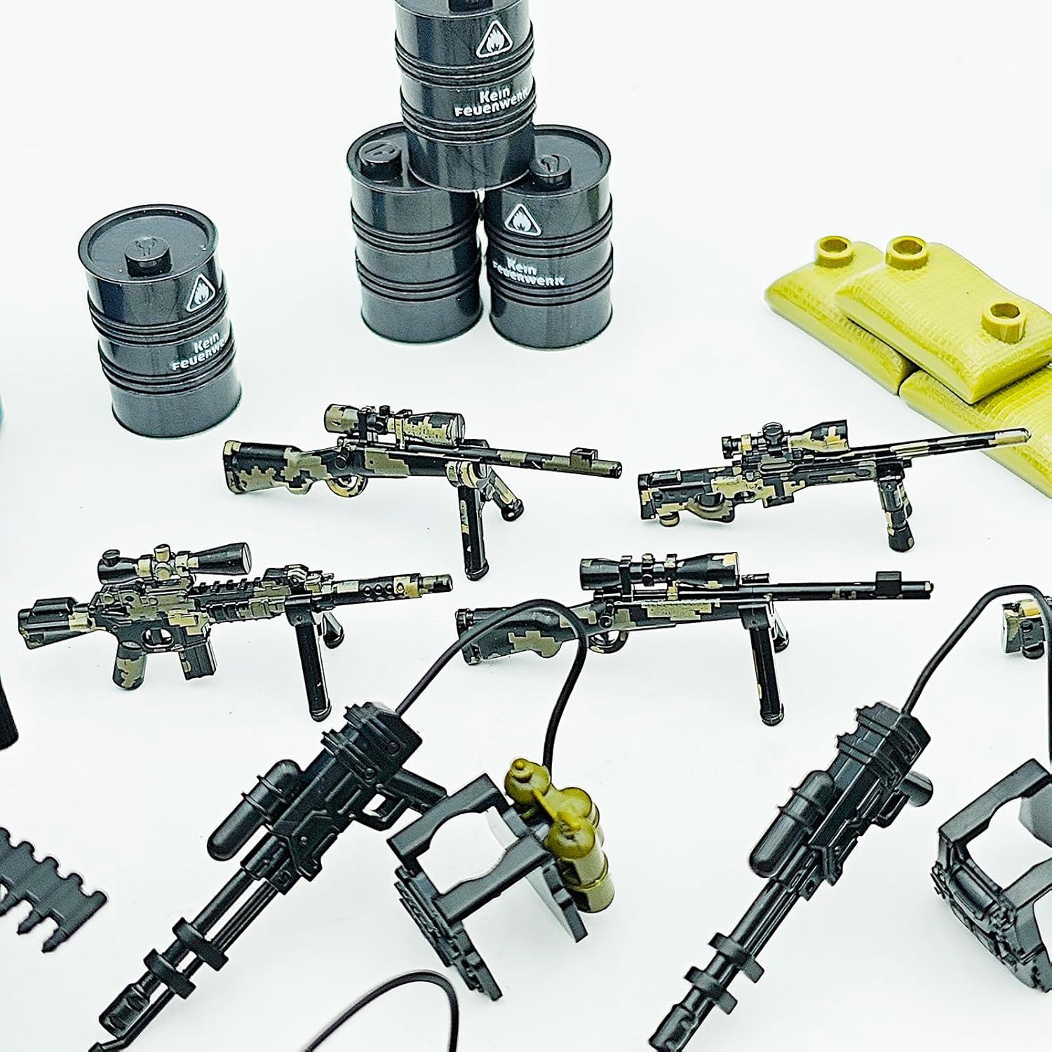 Conjunto de Juguetes Militares Sendhjurf - Armas y Accesorios