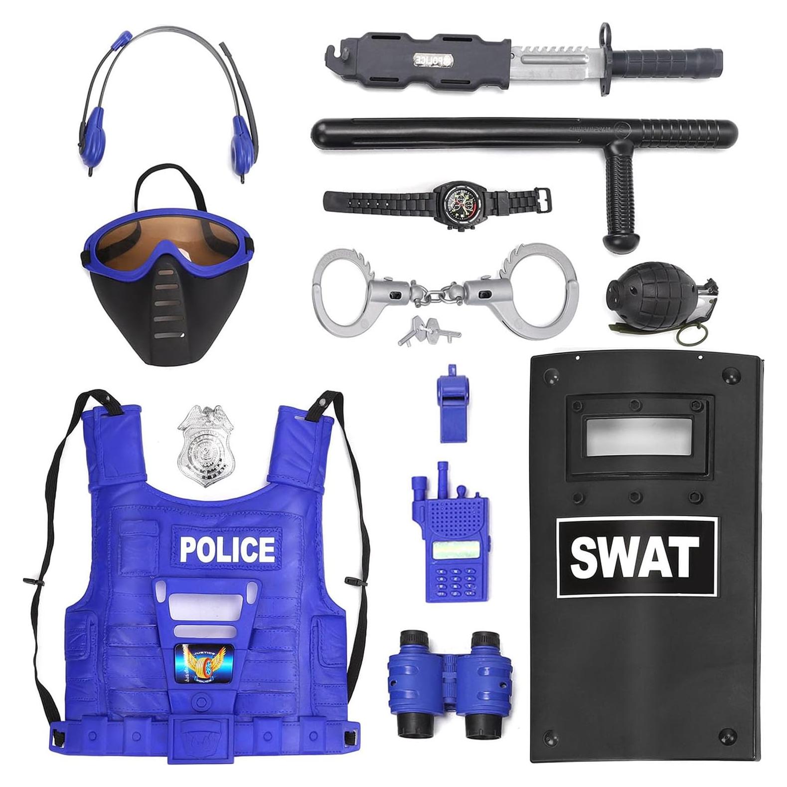 Set de Juego de Rol de Policía Liberty Imports - 15 Piezas