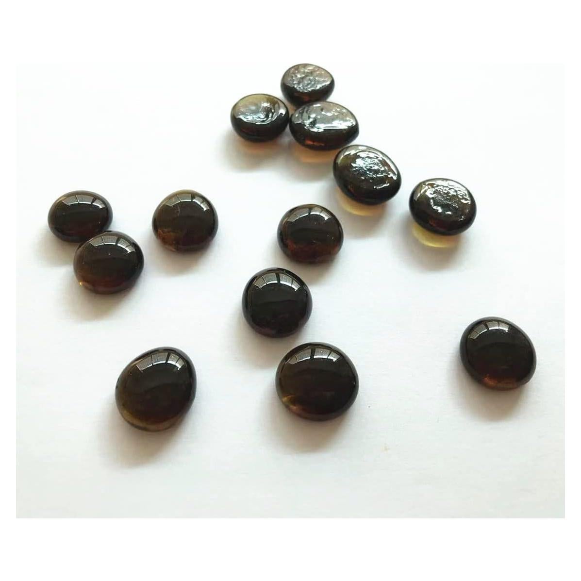 Piedra de gema de vidrio Liying 200 piezas 1,90 cm ámbar