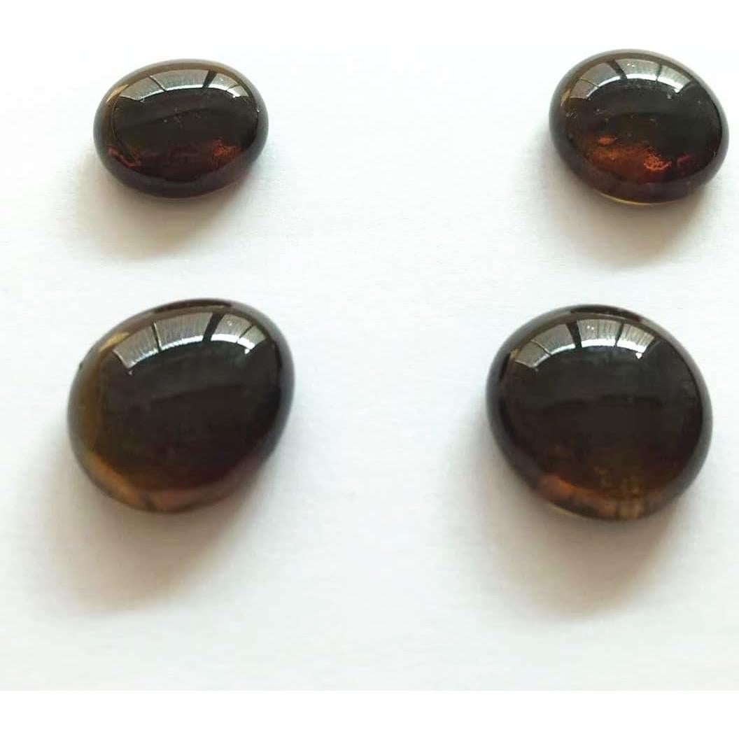 Piedra de gema de vidrio Liying 200 piezas 1,90 cm ámbar