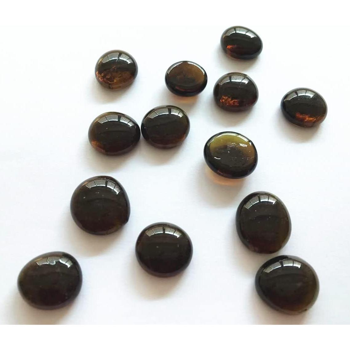 Piedra de gema de vidrio Liying 200 piezas 1,90 cm ámbar