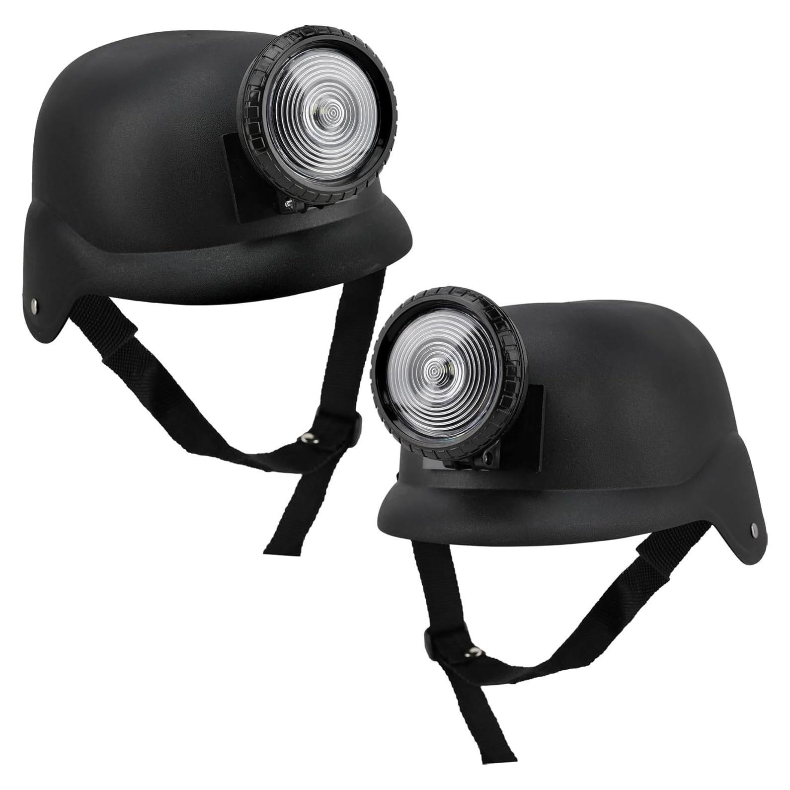 Casco Militar de Plástico Cotiny 2 Piezas Verde para Adultos y Niños