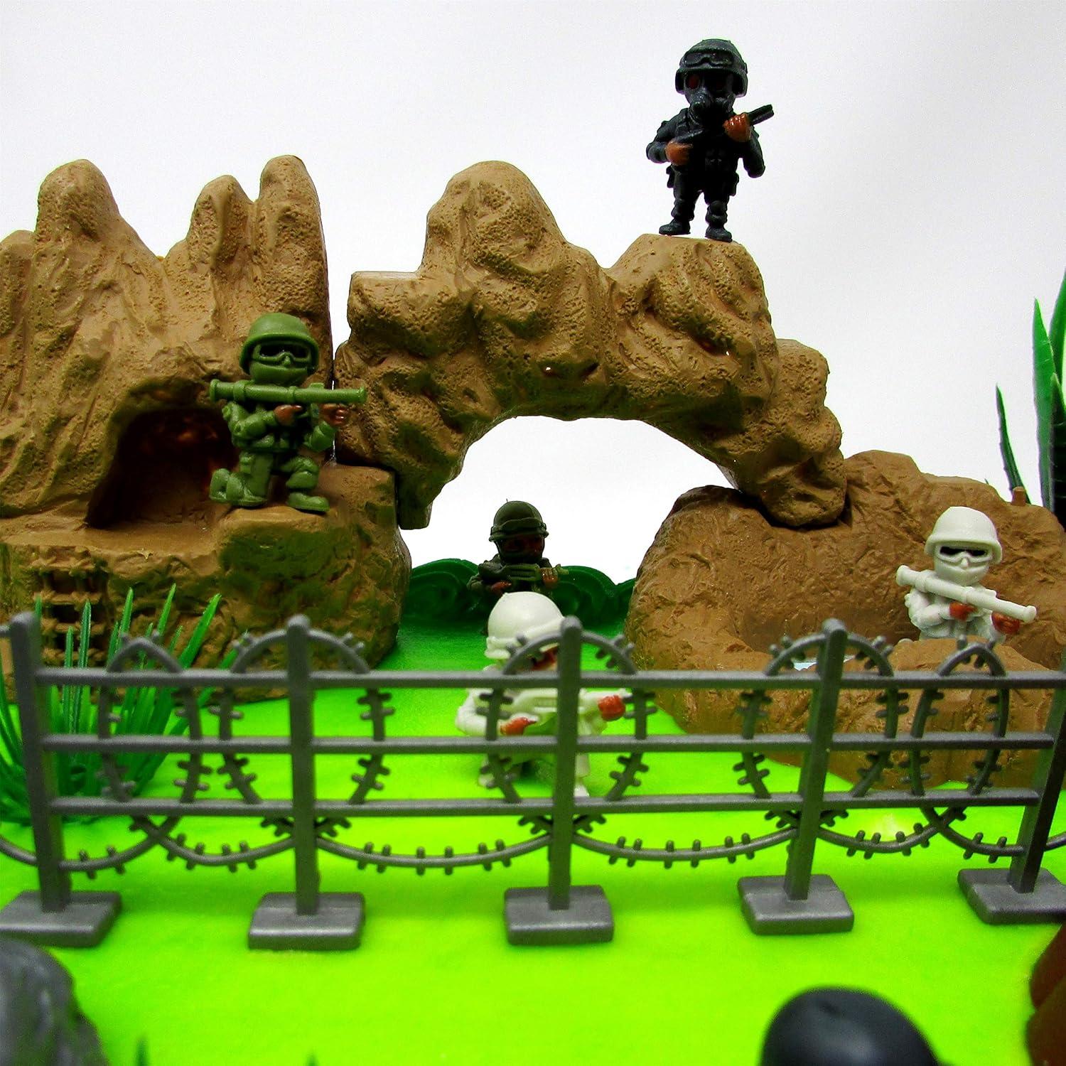 Juego de Decoración de Pastel Militar Fuerzas Especiales