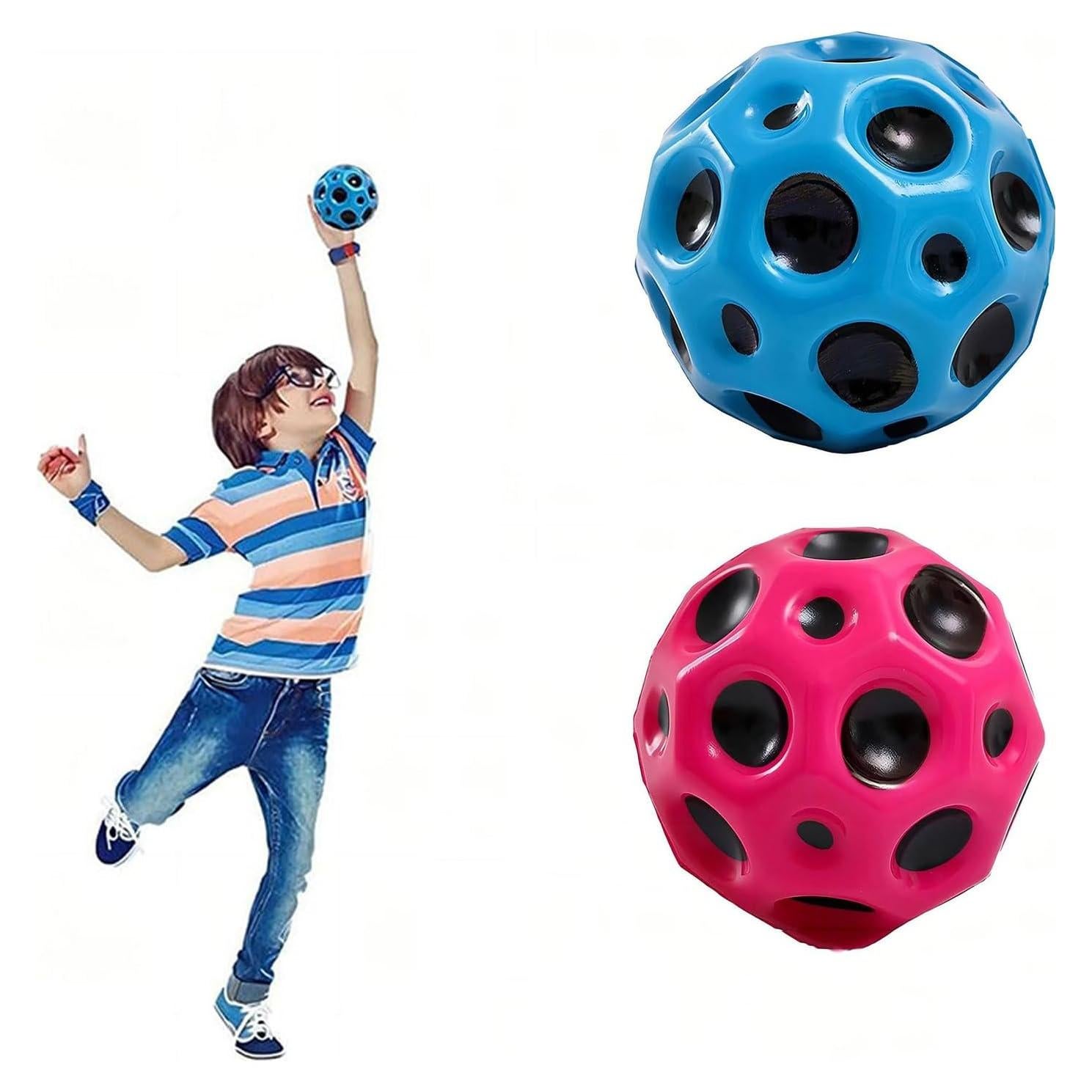 Pelota de Rebote BBLING TLQ-2 7cm Brilla en la Oscuridad