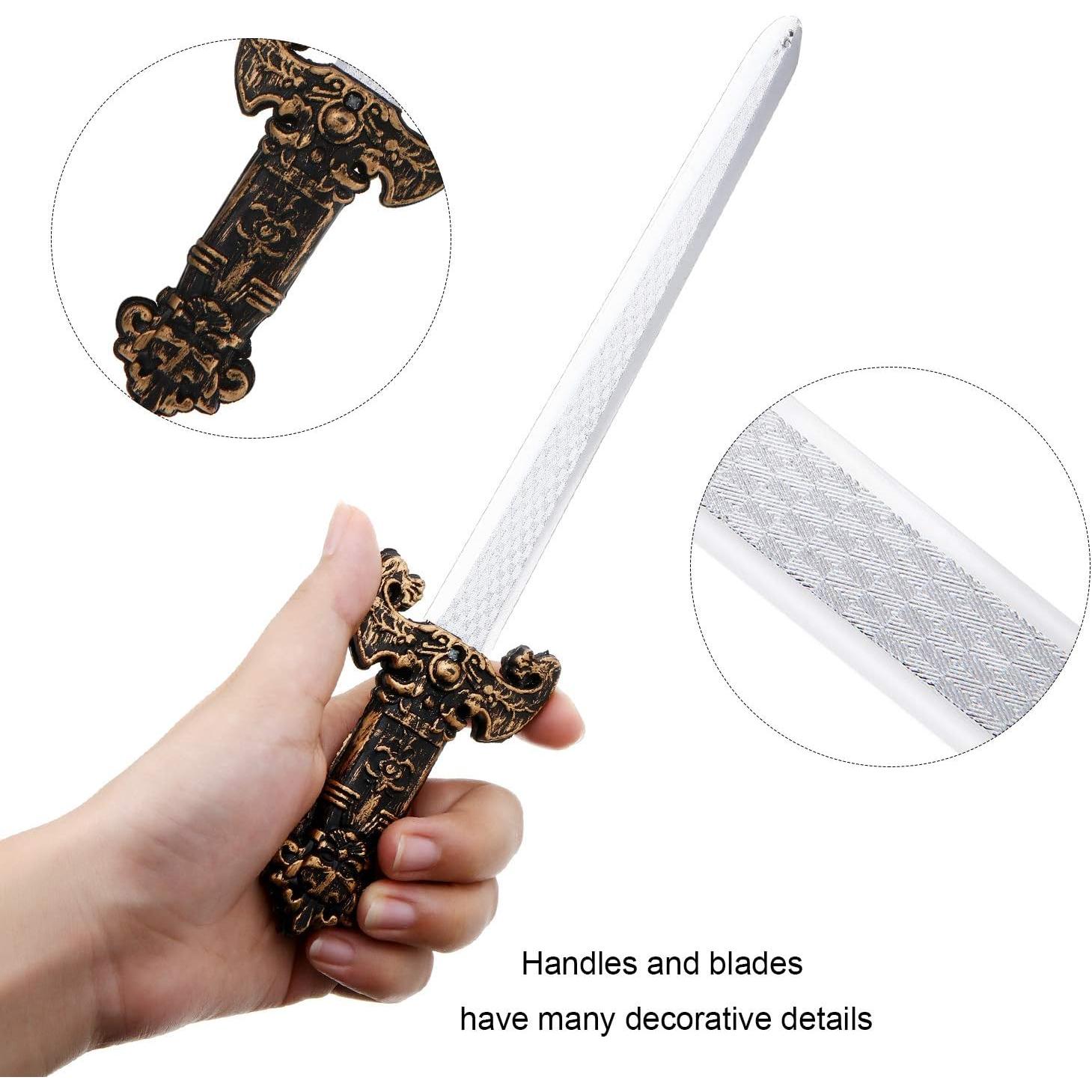 Conjunto de Accesorios de Pirata Boao - 2 Espadas y 2 Pistolas