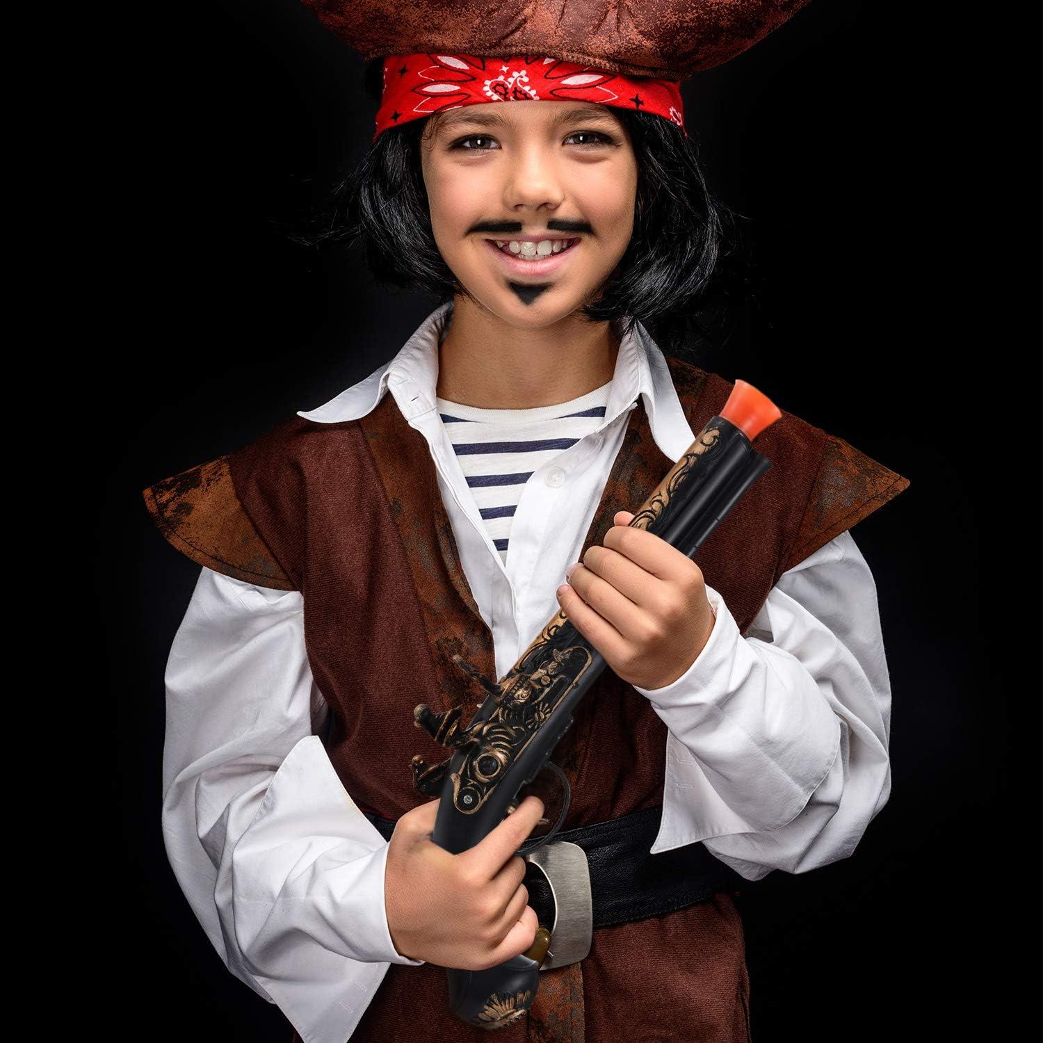 Conjunto de Accesorios de Pirata Boao - 2 Espadas y 2 Pistolas