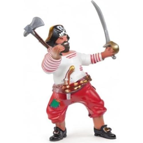 Figura de Pirata Papo con Hacha Multicolor 8 cm