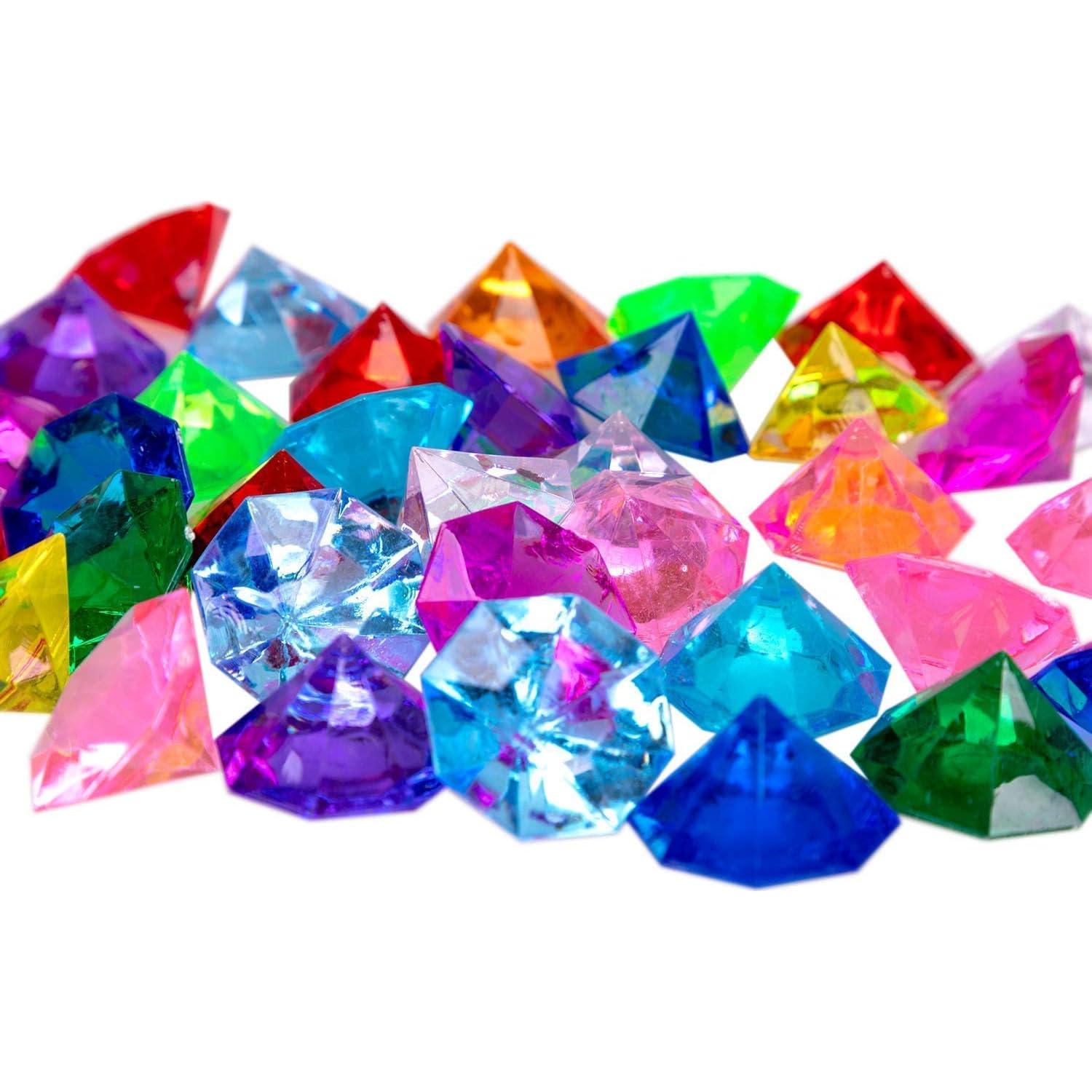 JollyLife 36 Piezas Joyas Acrílicas Multicolores 25 Quilates