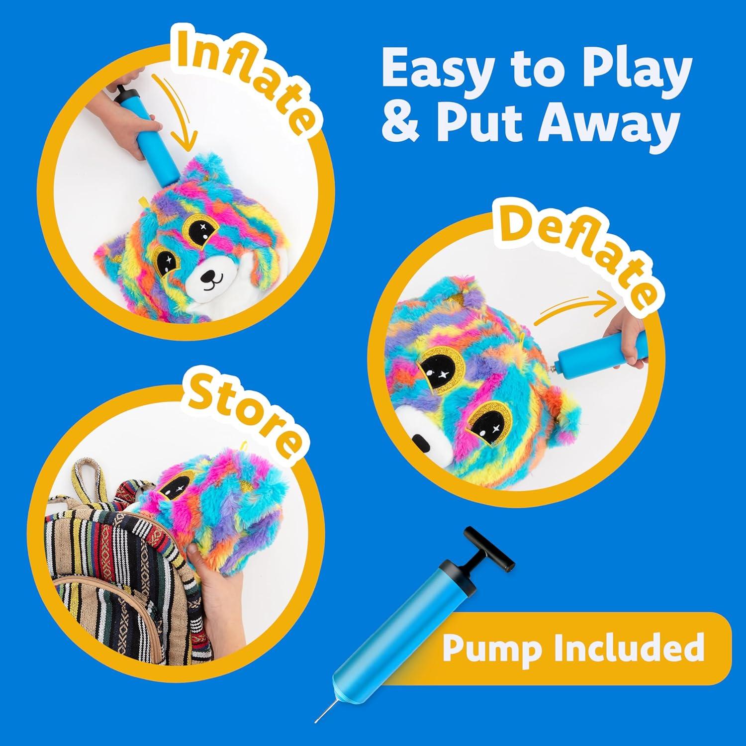 Pelota Inflable de Peluche GWUNNIES Frizzy 22.86 cm