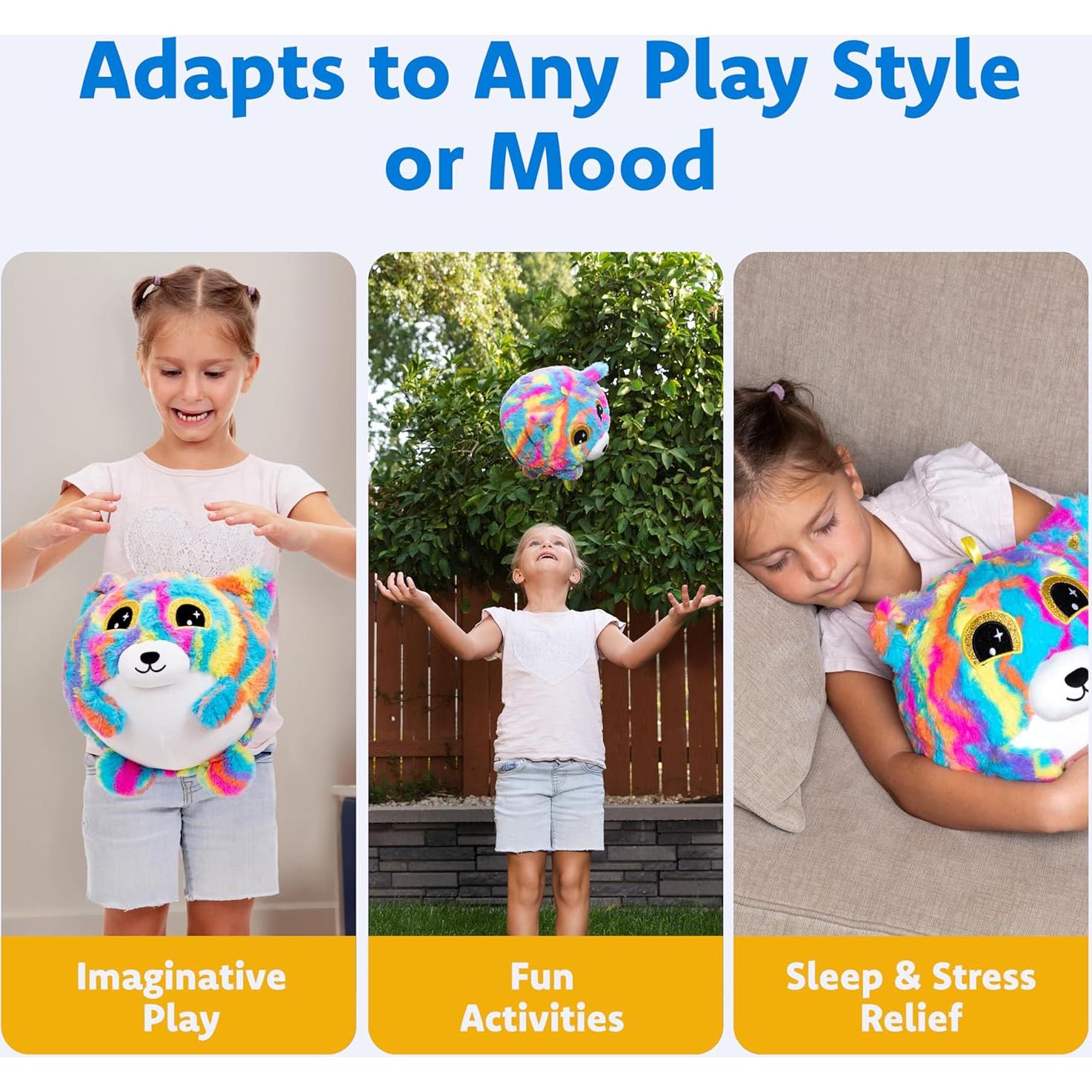 Pelota Inflable de Peluche GWUNNIES Frizzy 22.86 cm