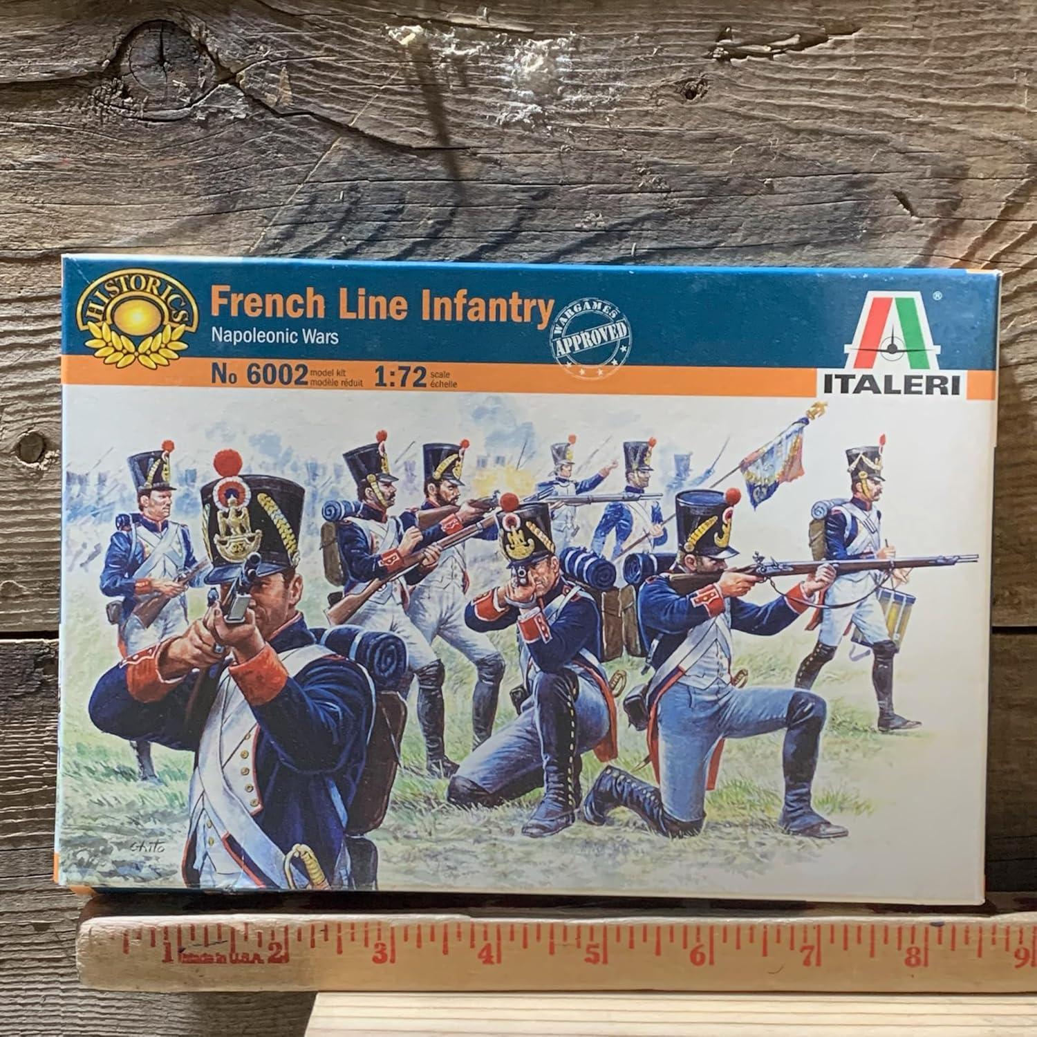 Kit de Modelo Italeri 6002 Infantería de Línea Francesa 1:72