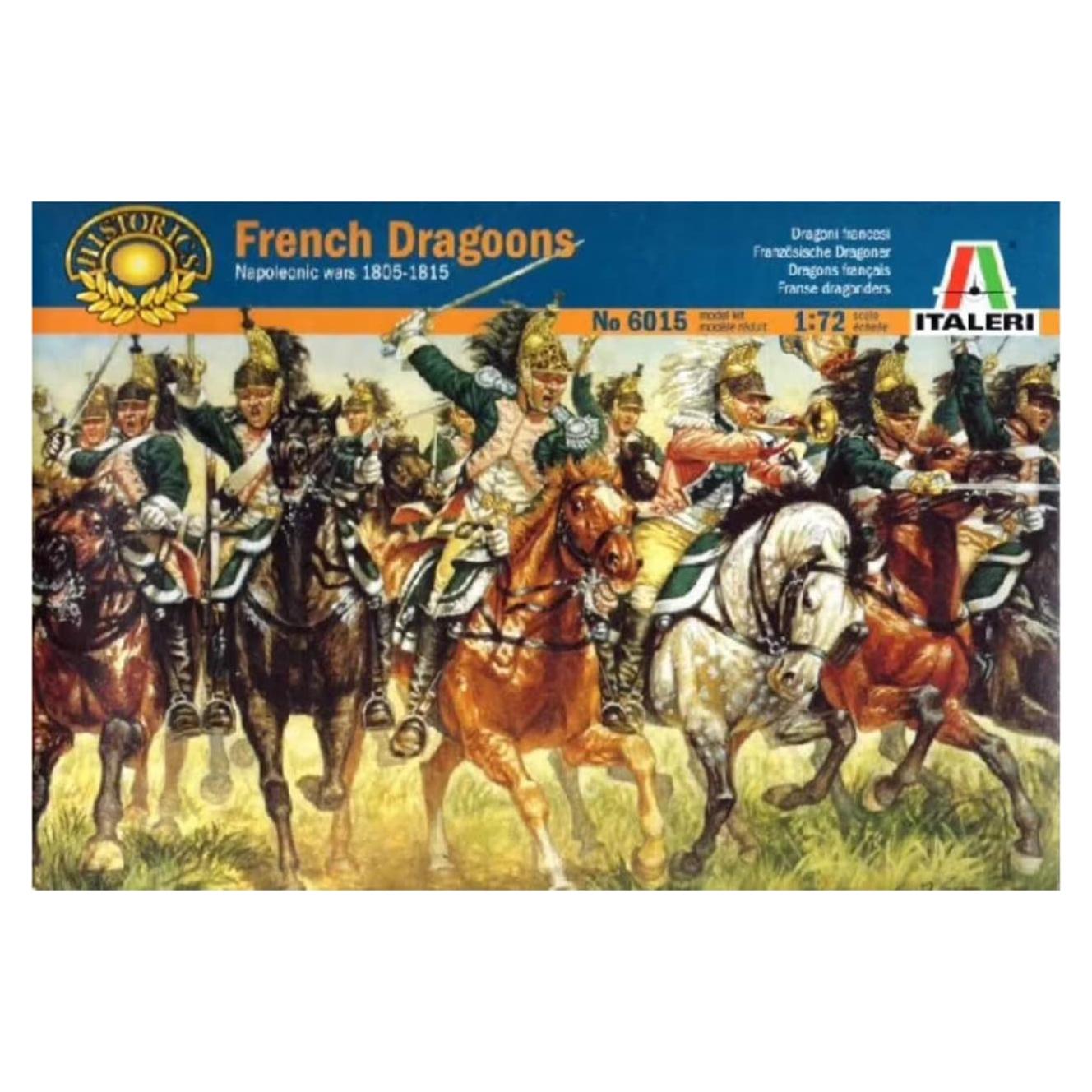 Kit de Modelismo Italeri Dragones Franceses 1:72 - 17 Piezas