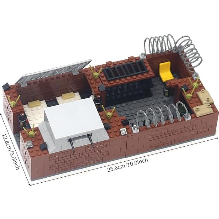 Juego de Bloques de Construcción Militar Lekaka 4-en-1 25.4x12.7cm