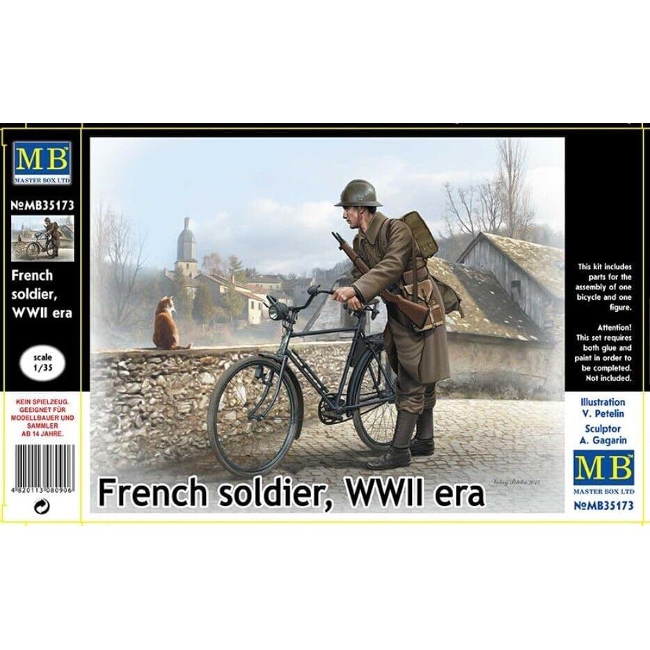 Kit de Modelo Soldado Francés 1/35 Master Box MB35173