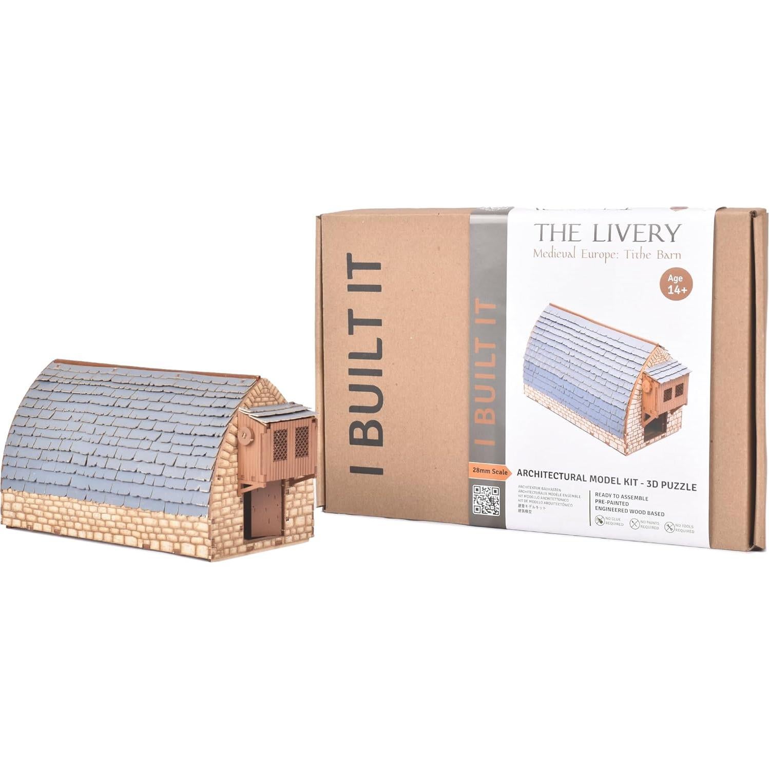 Kit de Construcción DIY Granero Medieval YO LO CONSTRUÍ 3.29kg