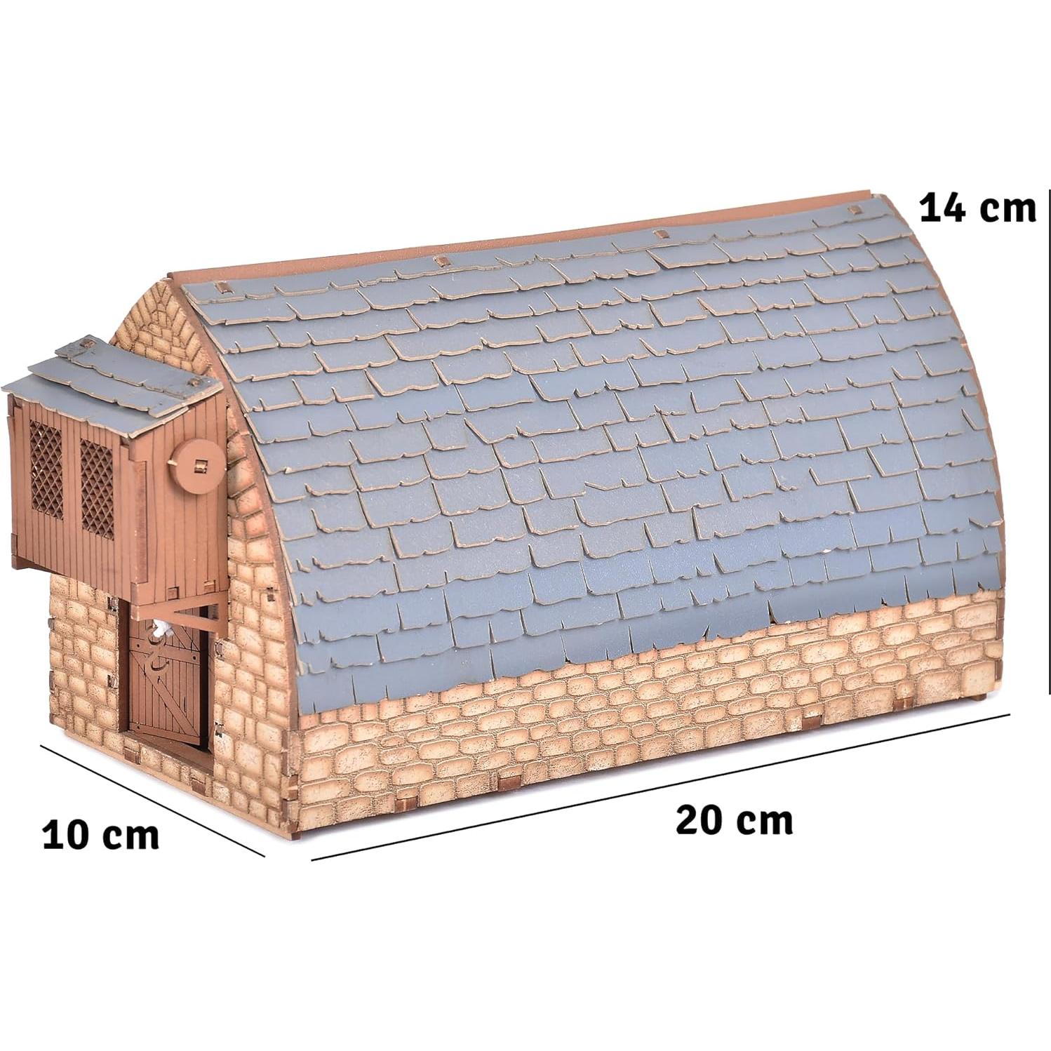 Kit de Construcción DIY Granero Medieval YO LO CONSTRUÍ 3.29kg