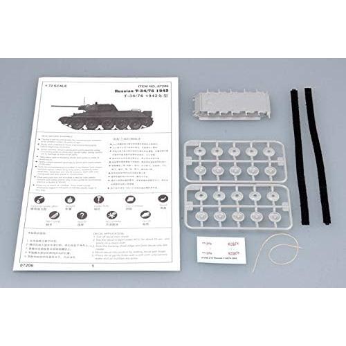 Modelo a Escala 1:72 Tanque Soviético T34/76 Trumpeter