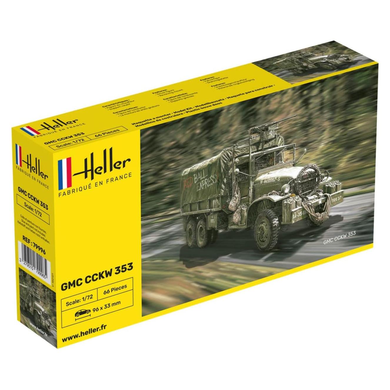 Camión Militar GMC CCKW 353 Escala 1/72 Modelo a Escala