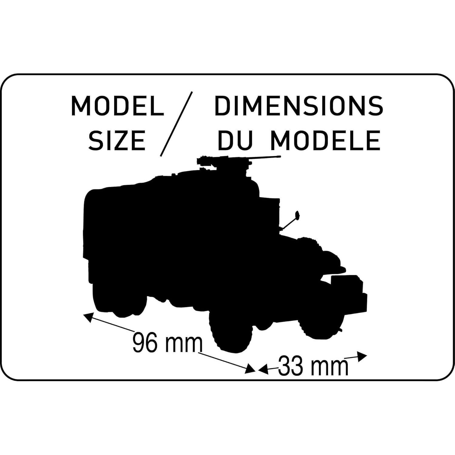 Camión Militar GMC CCKW 353 Escala 1/72 Modelo a Escala