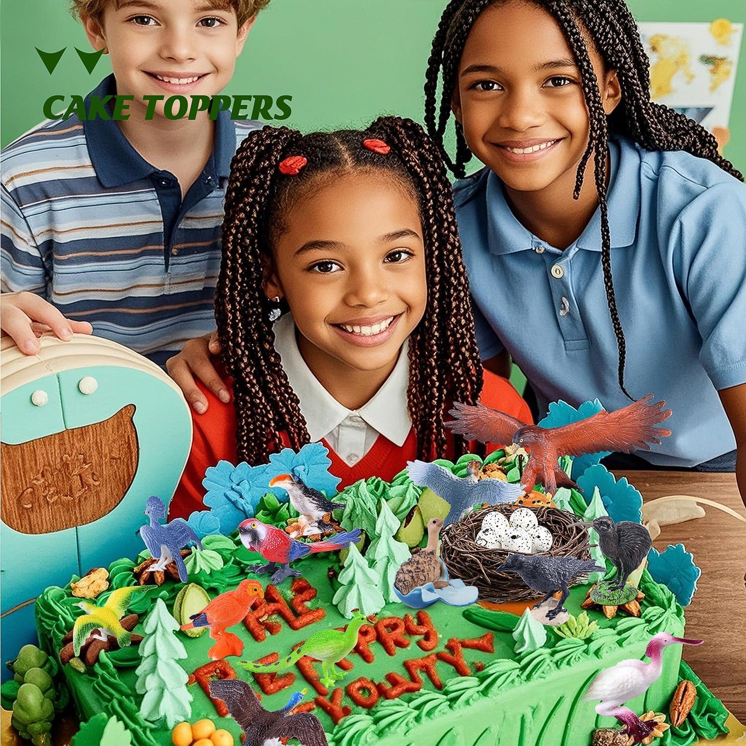 Set de Figuras de Aves SIENON 23 Piezas para Proyectos Escolares